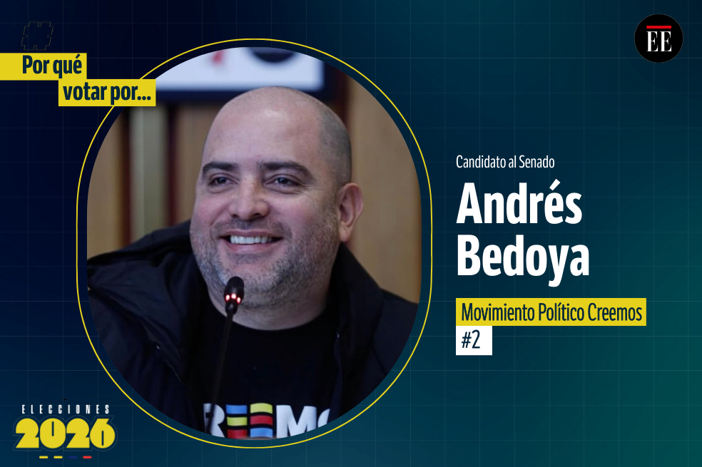 “Por qué votar por”: Andrés Bedoya, candidato a al Senado