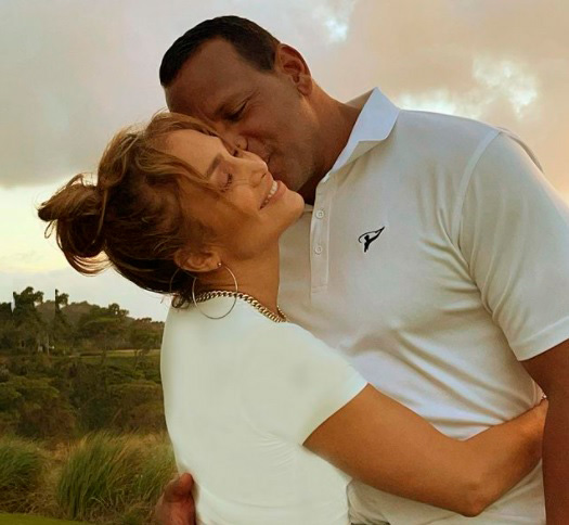 Aléx Rodríguez y Jennifer López