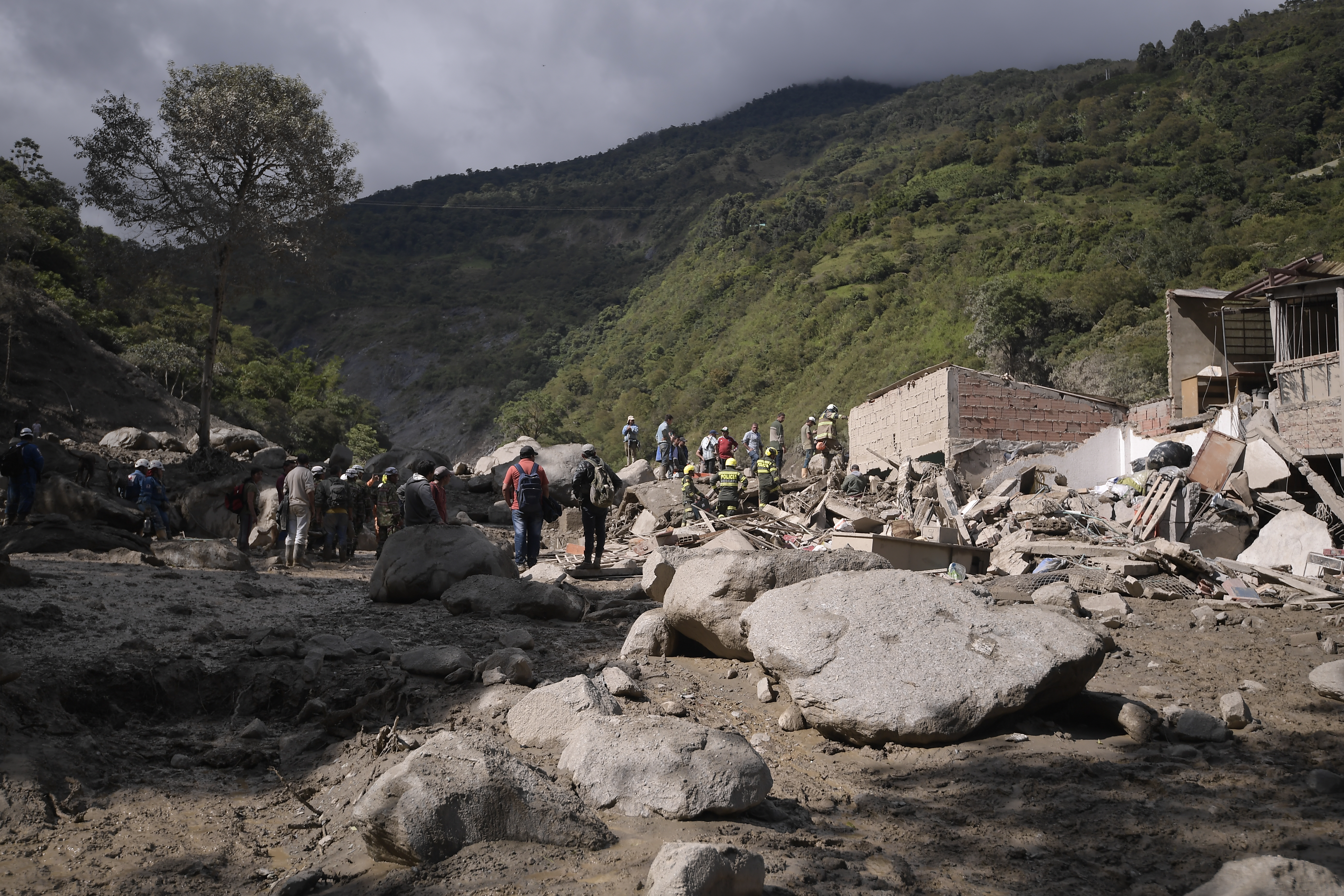 Quetame, un mes después de la tragedia