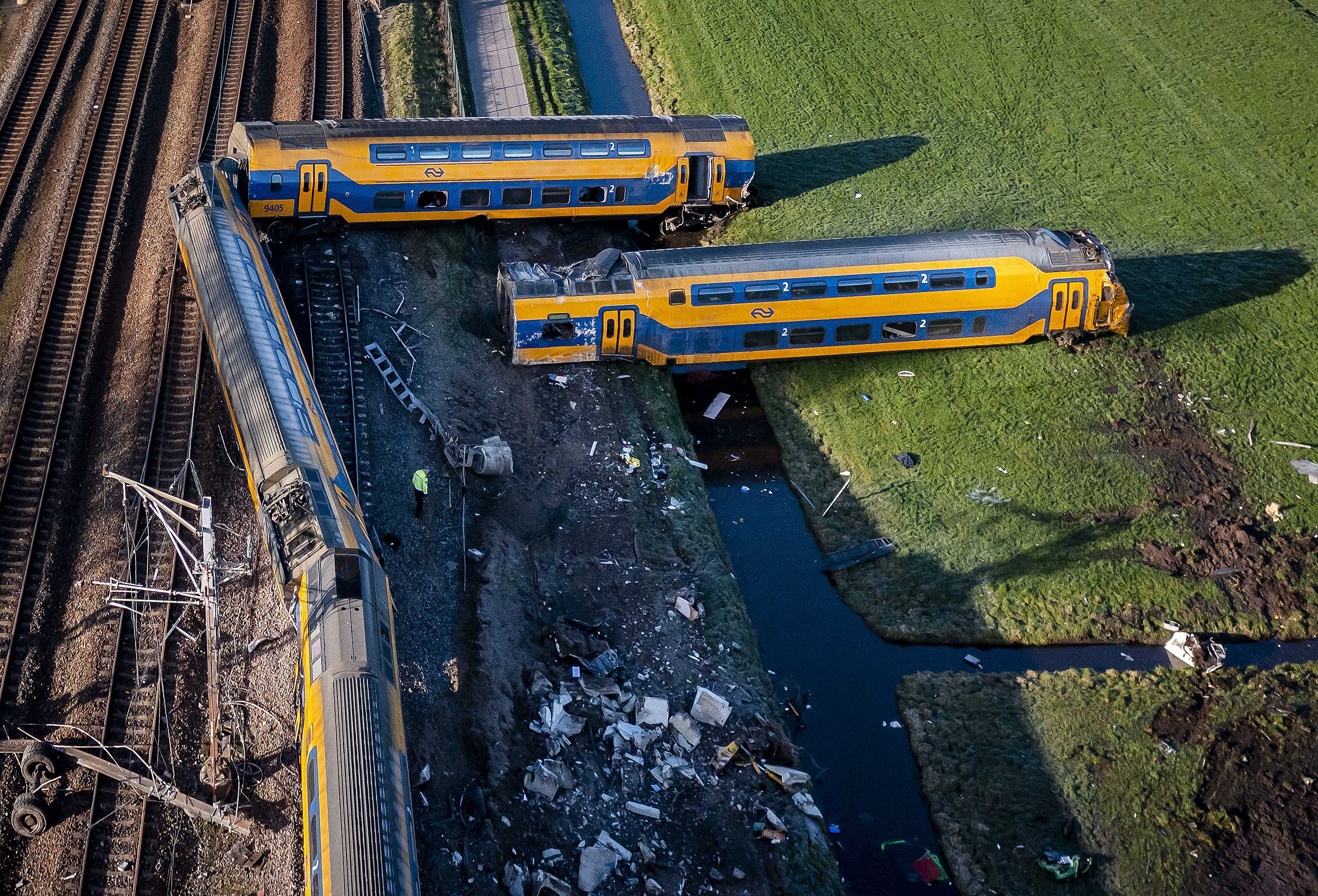 Accidente de tren en Países Bajos dejó una persona muerta y 30 heridas
