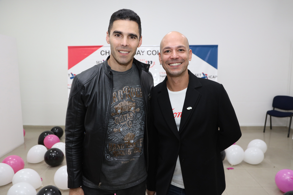 Pedro Pallares y Juan Manuel Lenis