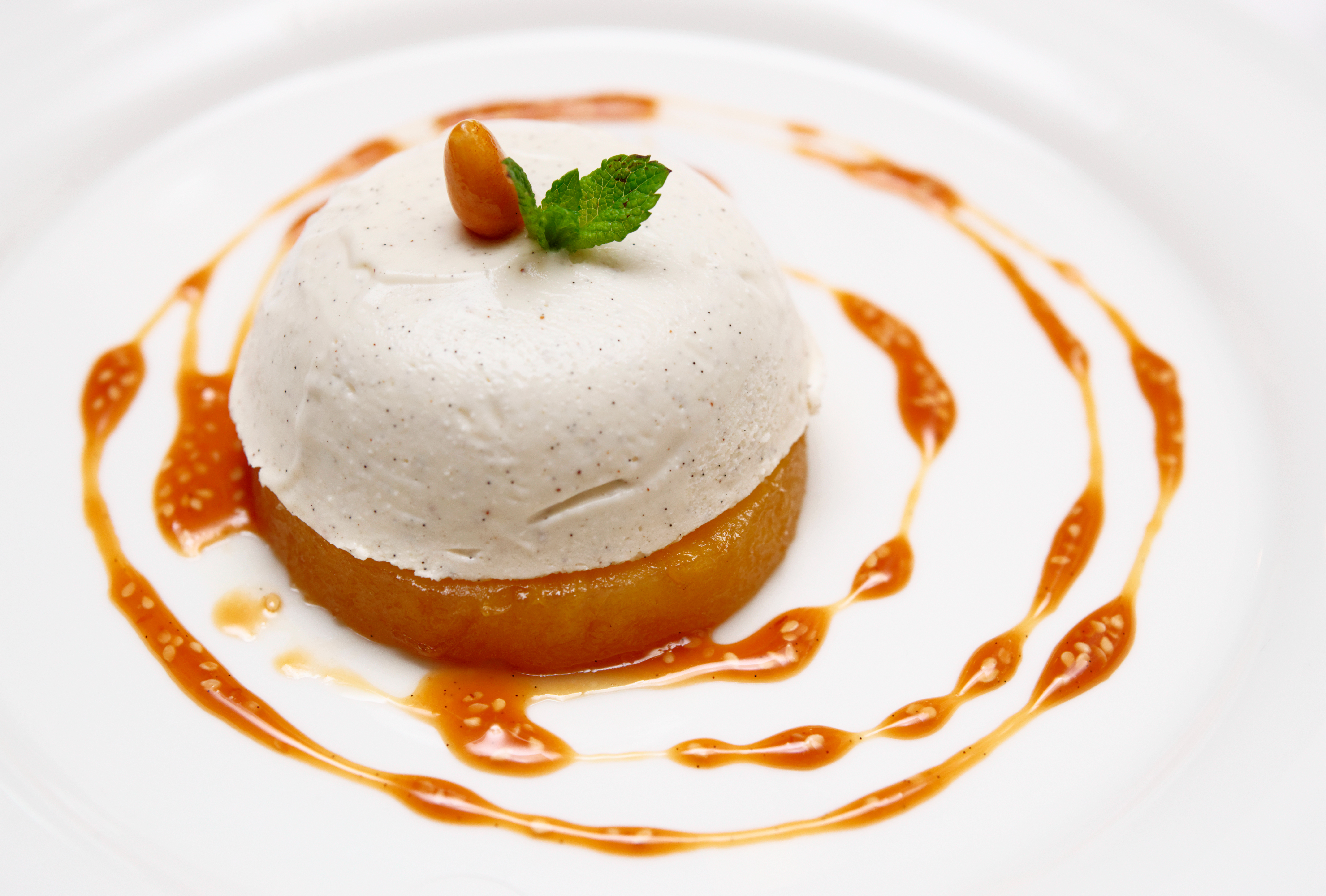 Piña caramelizada
