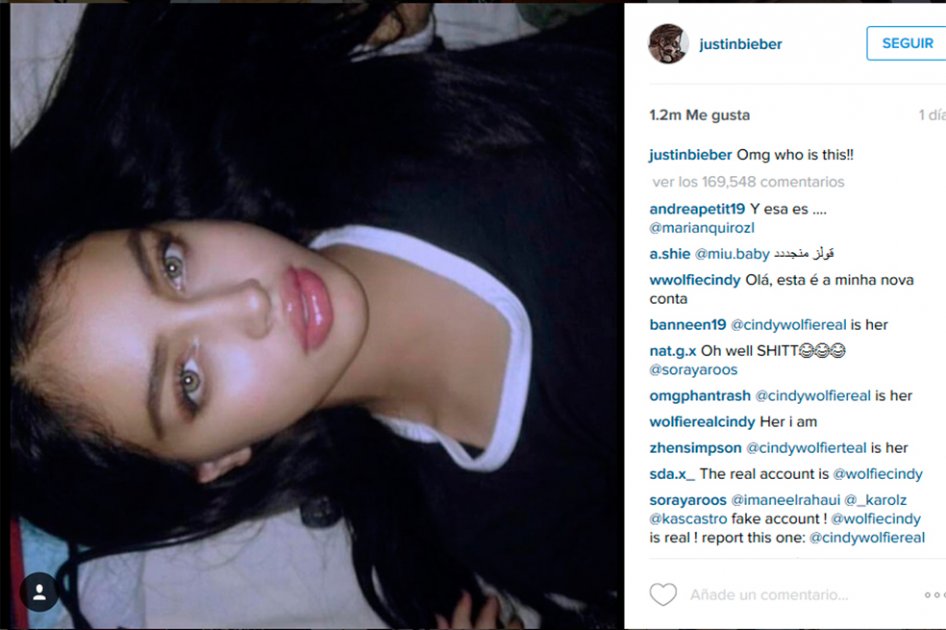 Esta joven publica una selfie que ‘enloquece’ a Justin Bieber