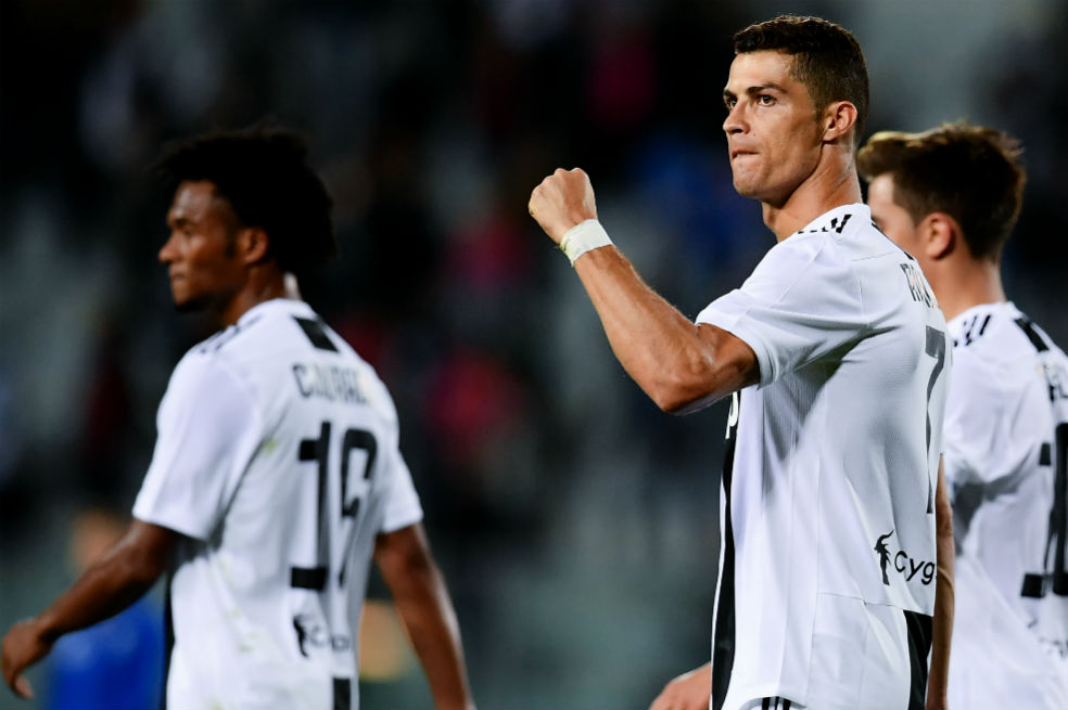Con doblete de Cristiano Ronaldo, Juventus venció a Empoli