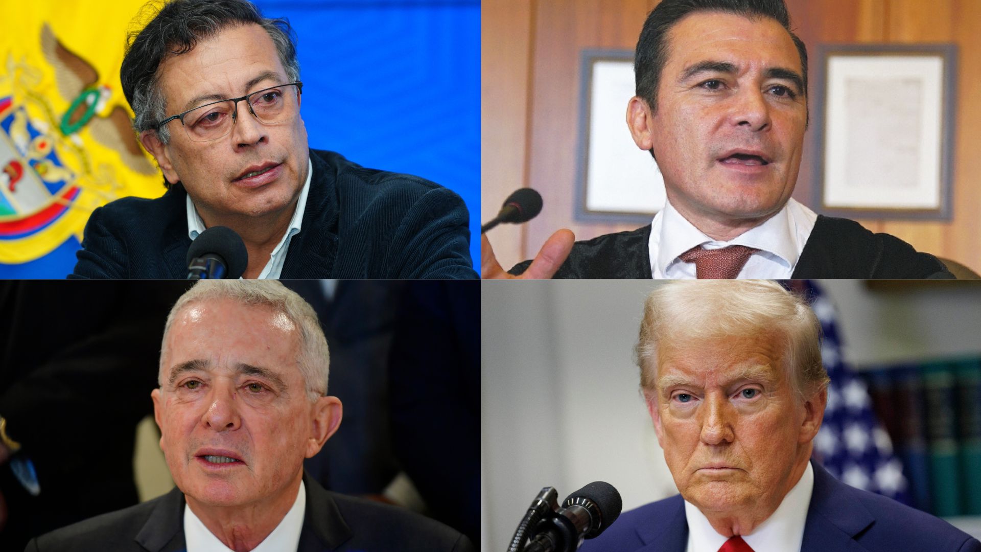 Petro sale en defensa de magistrado Reyes tras señalamientos de Uribe ante Trump