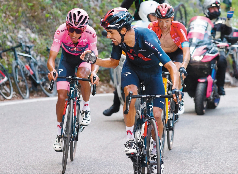 Egan Bernal y Daniel Felipe Martínez correrán el Critérium del Dauphiné