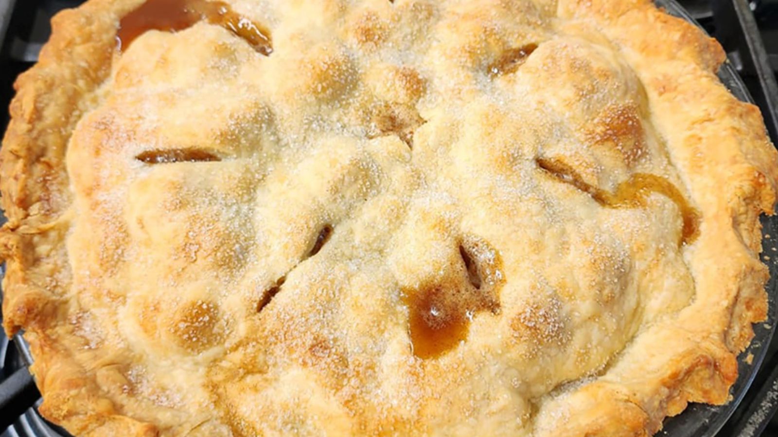 Receta para preparar el pie de manzana de Hannah
