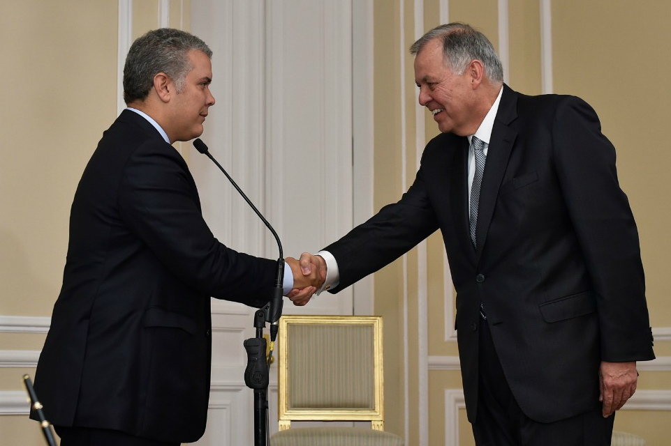 Duque posesiona a Ordóñez como embajador de la OEA pese a las críticas