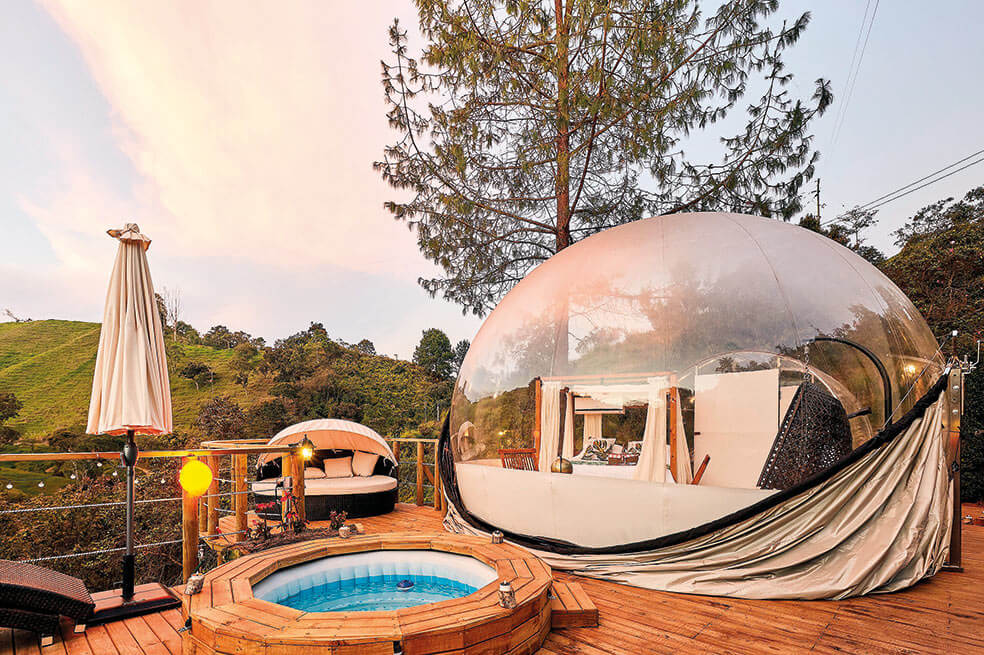 El glamping perfecto para celebrar el amor