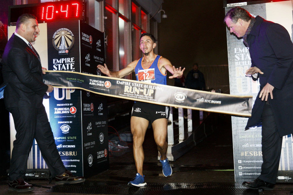 Frank Carreño gana en el Empire State Building Run Up / EFE