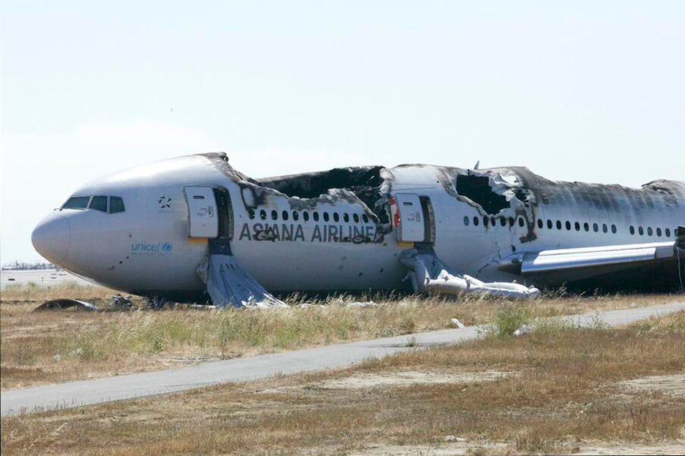 Accidente de avión de Asiana Airlines al aterrizar en San Francisco