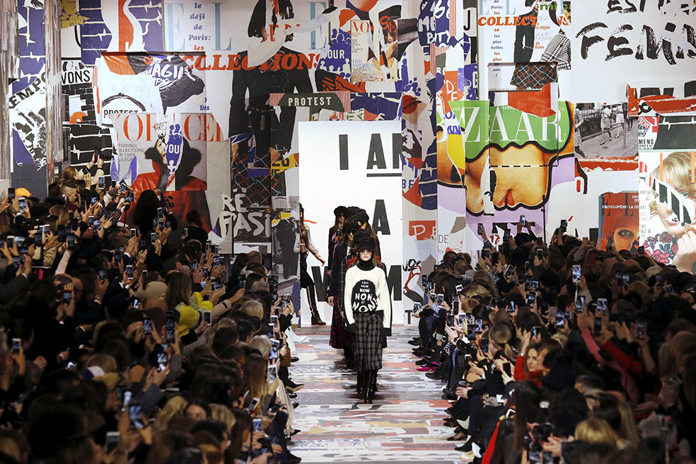 Las mejores fotos y las más bellas modelos durante la semana de la moda en París