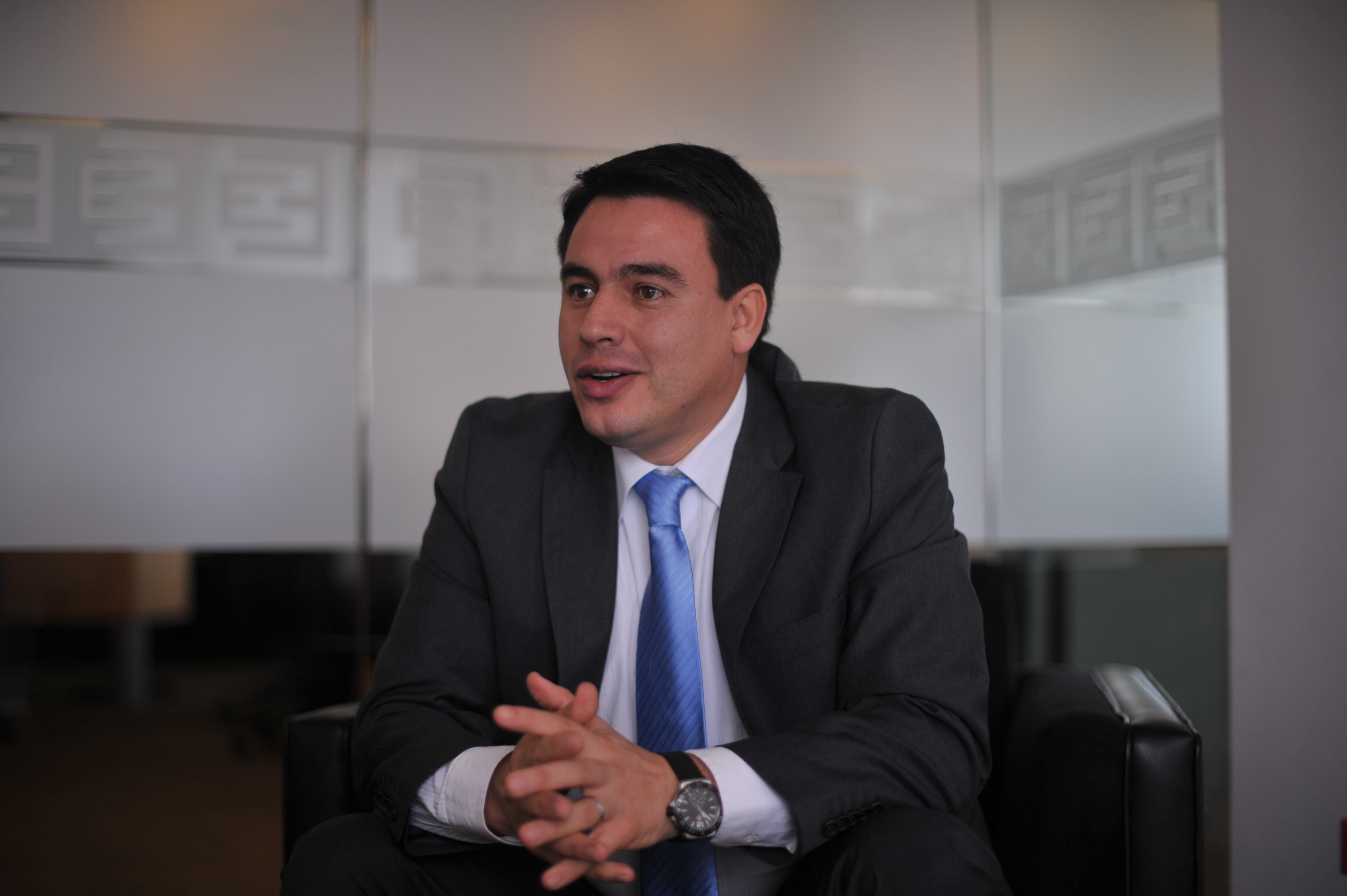 Ministro de Transporte, en entrevista.