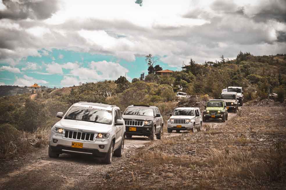 Manada Jeep, a Villa de Leyva