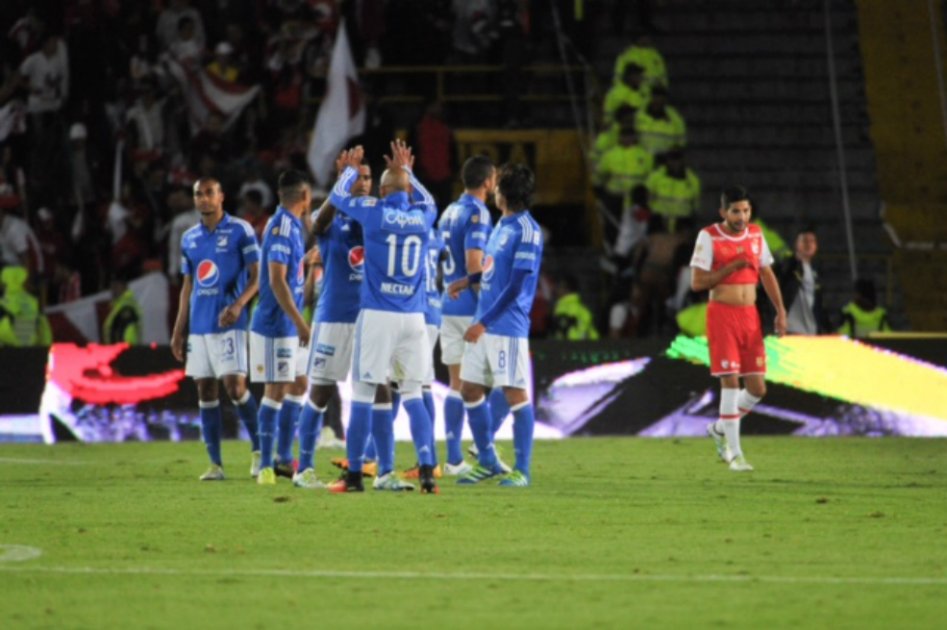 Millonarios venció 1-0 en el clásico capitalino y extiende su racha ante Santa Fe