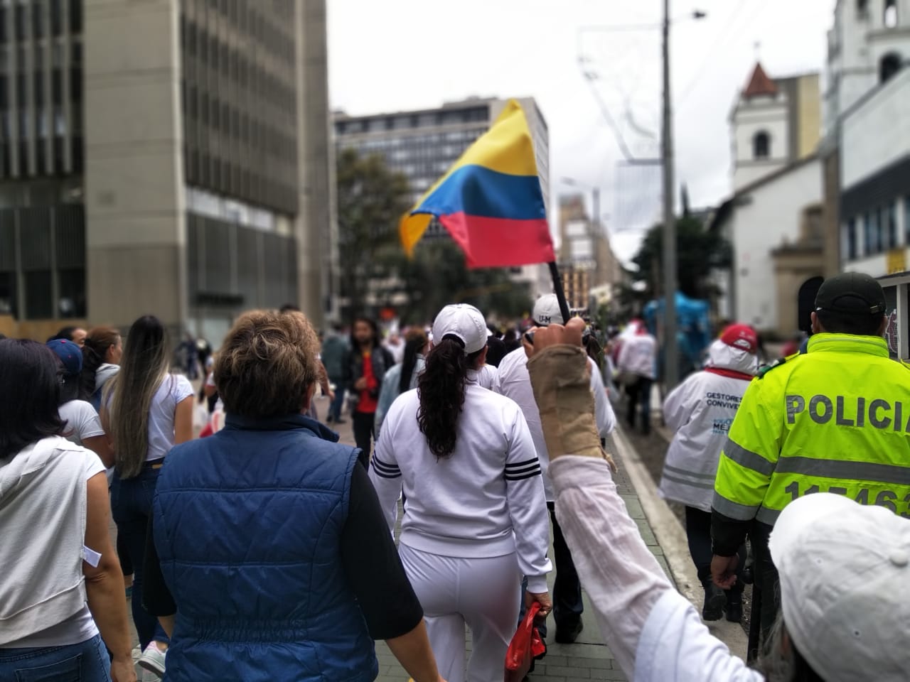 Inicia marcha contra el terrorismo en Colombia