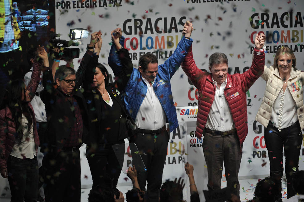 "Vamos a ganar con la paz": Santos