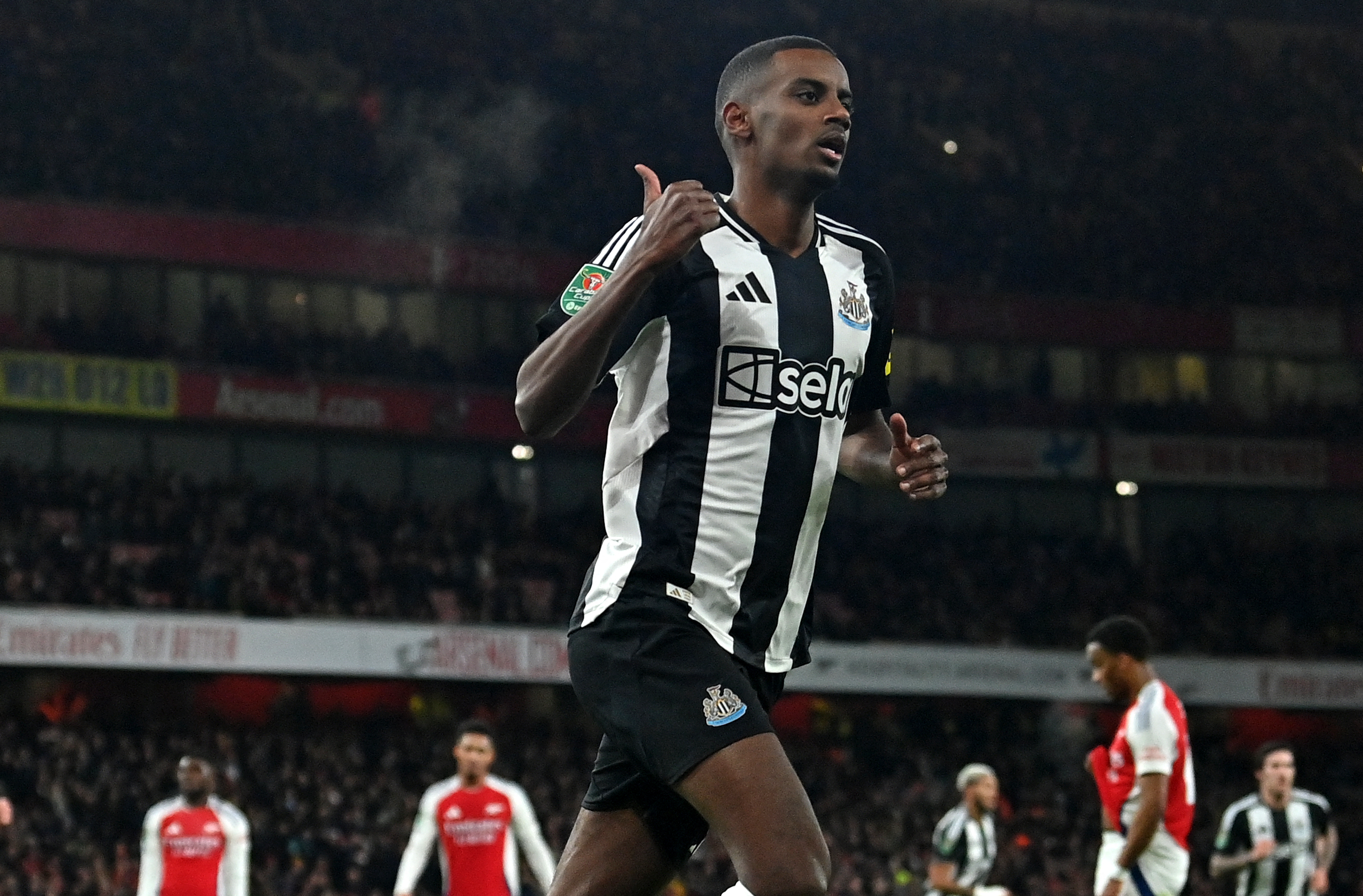 Sorpresa en la EFL Cup: Newcastle venció a Arsenal en condición de visitante