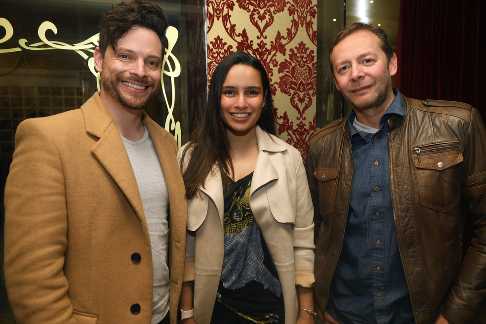 Julián Trujillo, Susana Rojas y Rafael Martínez
