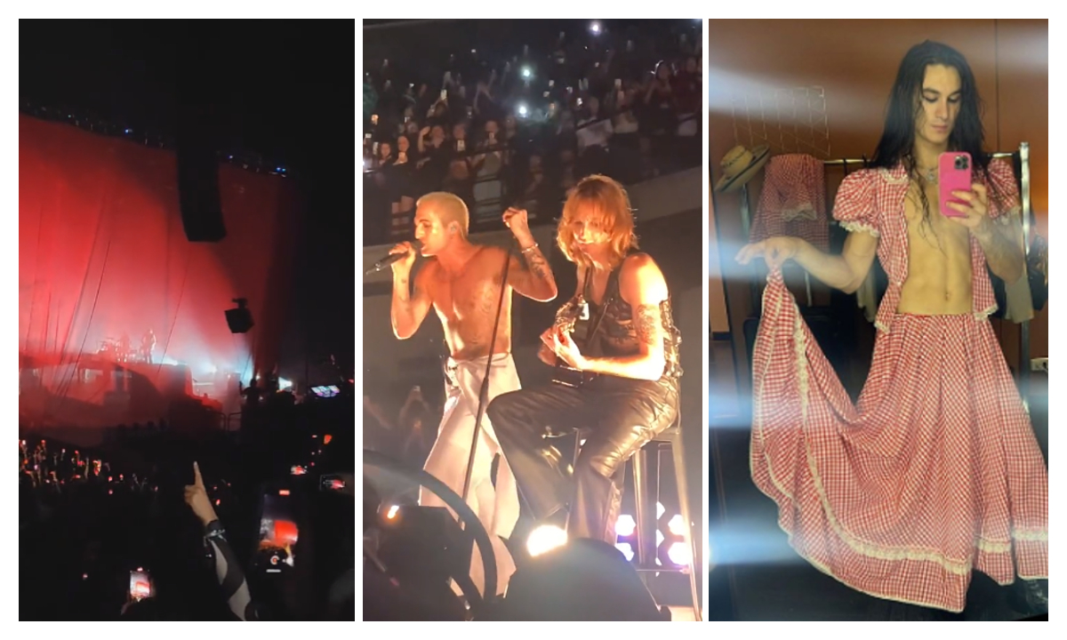 Video: Maneskin sorprende en Bogotá: tocó ‘La camisa negra’ de Juanes