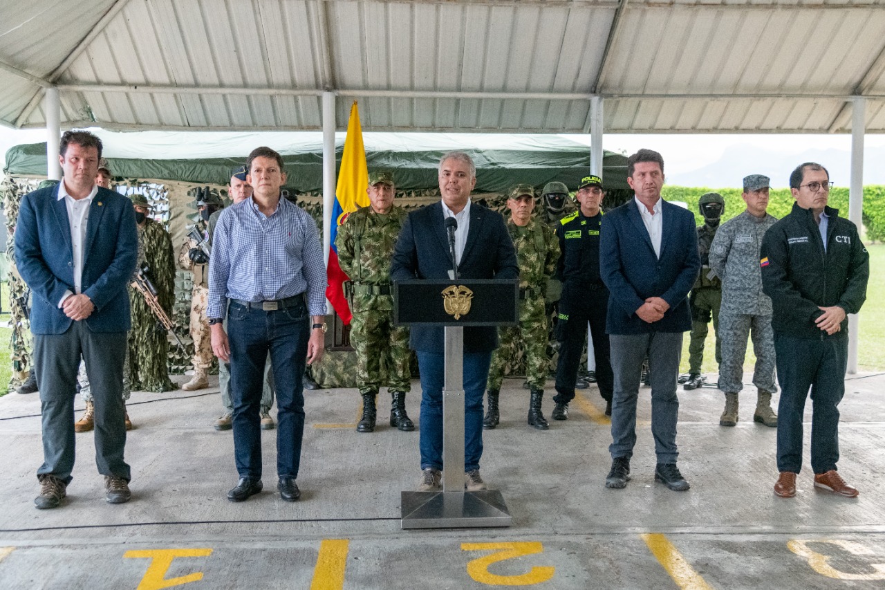 “Este golpe marca el final del Clan del Golfo”: Duque tras captura de Otoniel