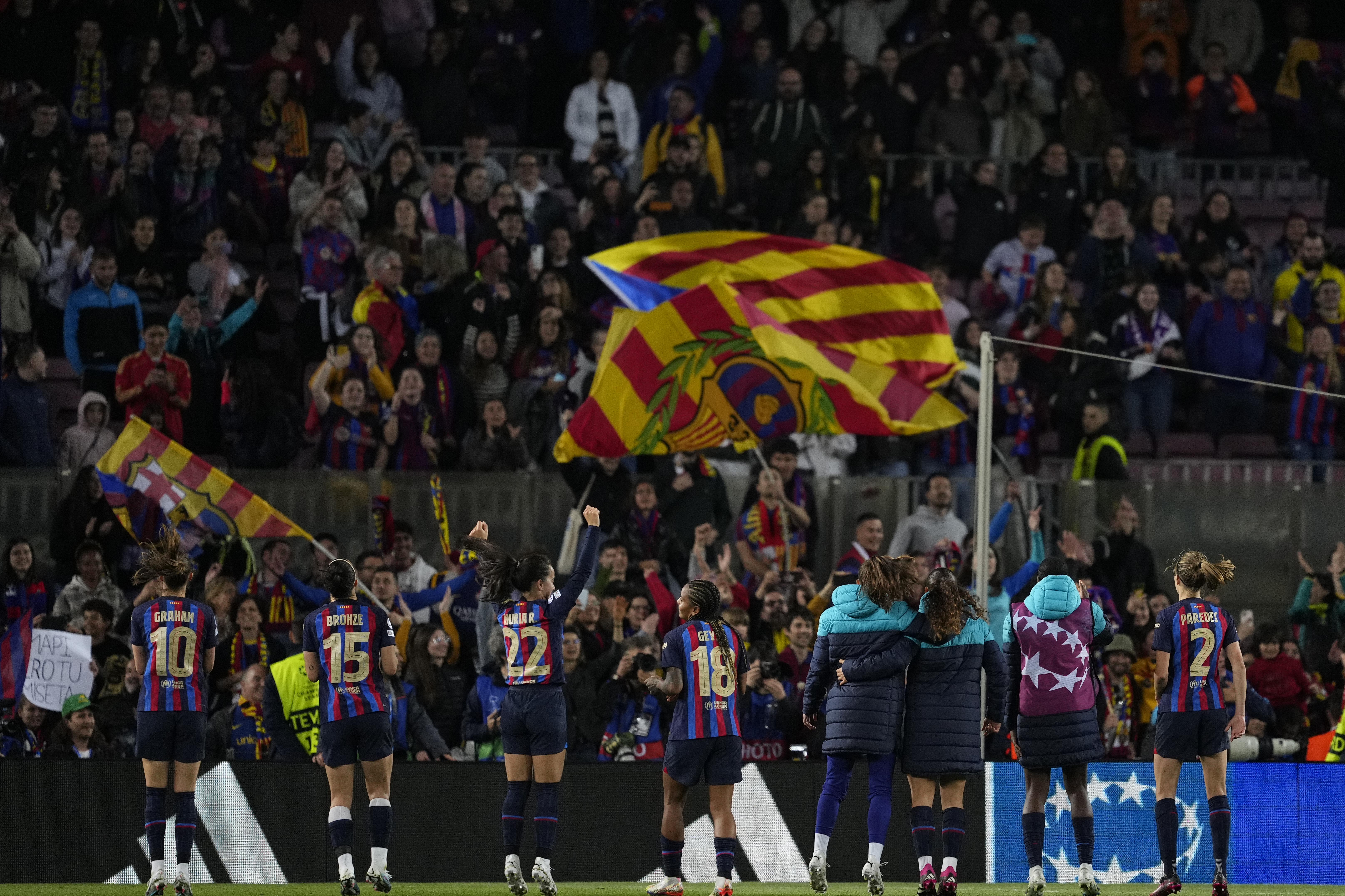 Barcelona, primer clasificado a las semifinales de la Champions Femenina