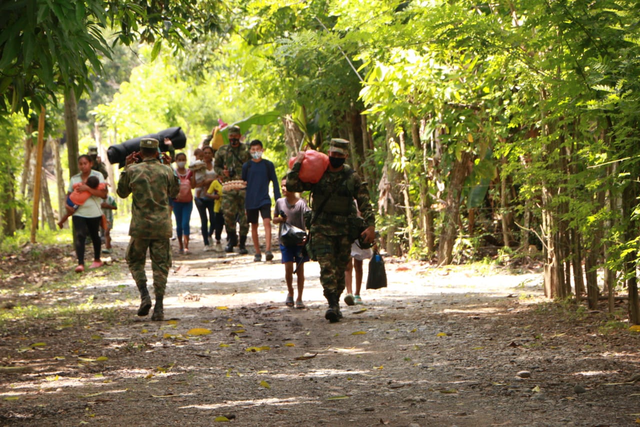 67 familias desplazadas no han podido regresar a Cáceres, Antioquia