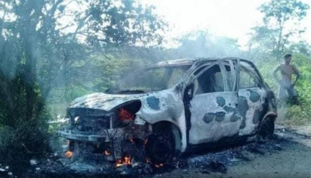 Lo que se sabe de los cuatro cuerpos incinerados hallados en un carro, en Montería
