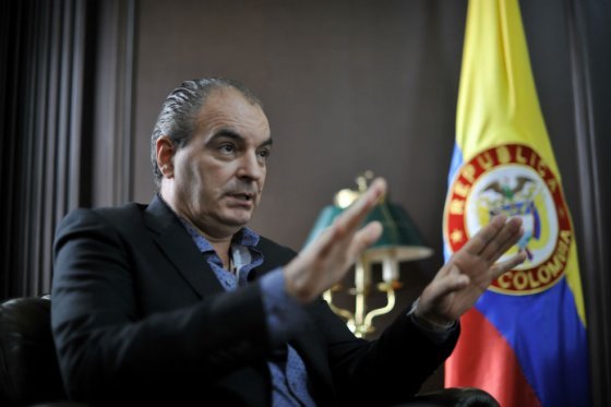 El ministro de Agricultura, Aurelio Iragorri. /Óscar Pérez.