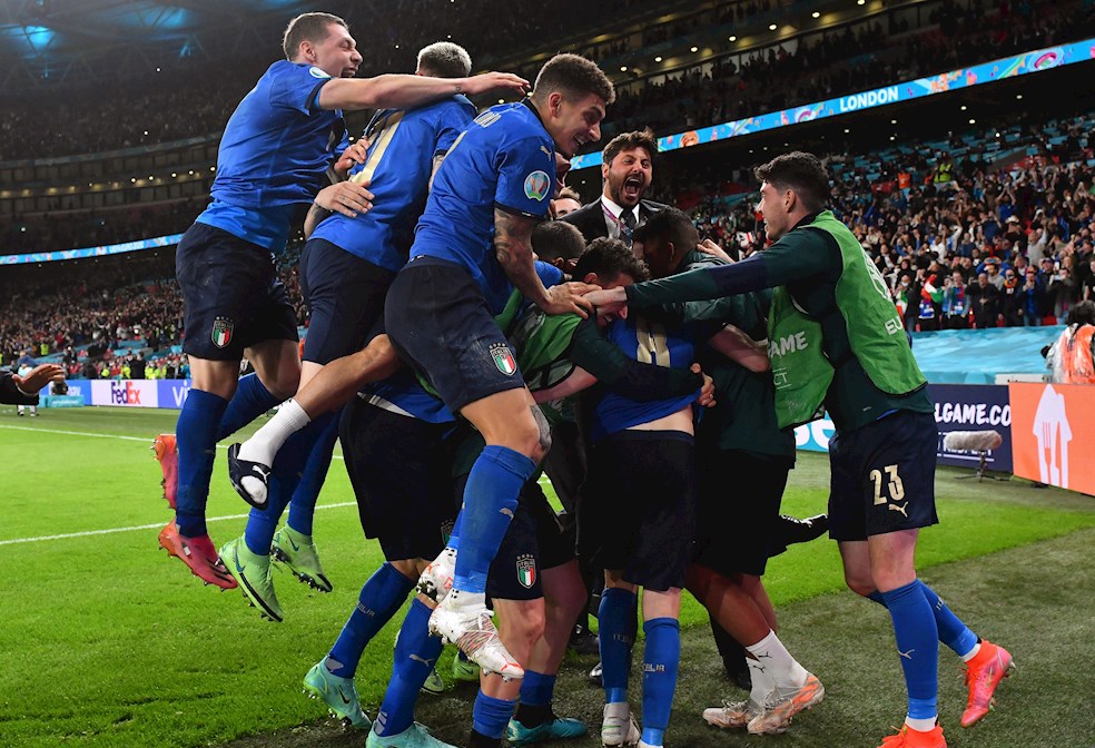 Italia le ganó a España y es finalista de la Eurocopa