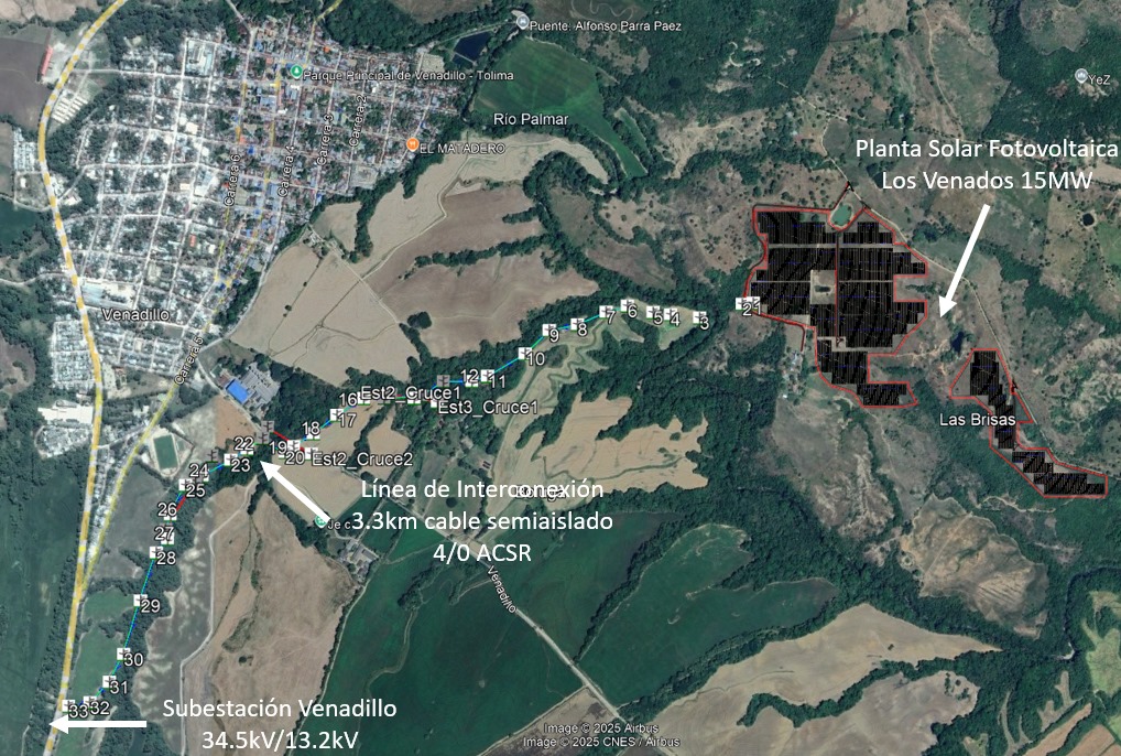 Este es el mapa del lugar en el que está planeado el proyecto.