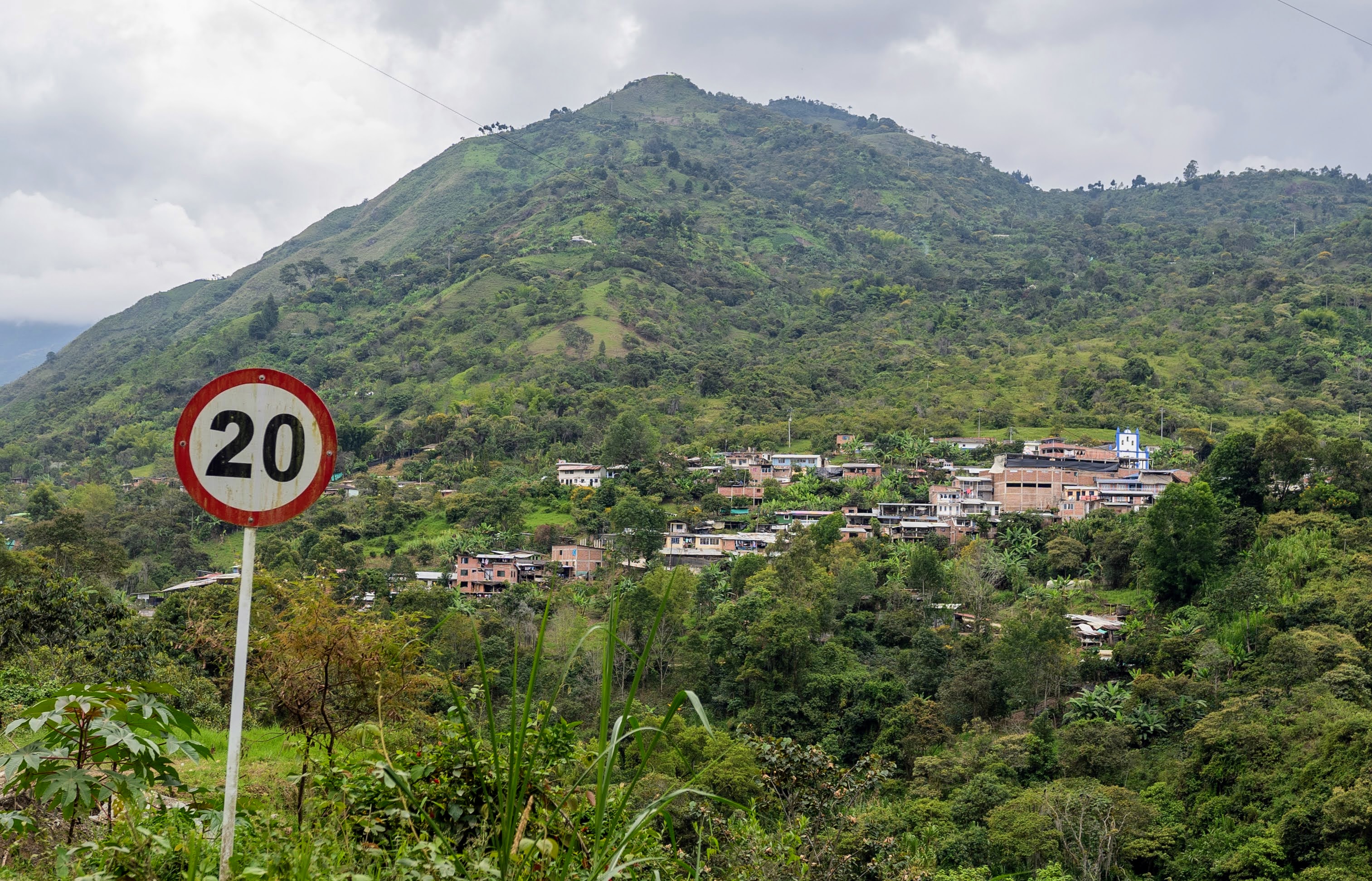 Vista de la cabecera del resguardo de Tacueyó, en el norte del Cauca.