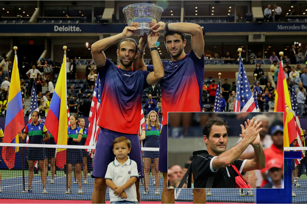 La felicitación de Federer a Cabal y Farah