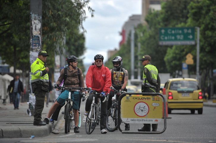 Casi tres millones de ciclistas se movilizarán en Bogotá en el día sin carro y sin moto