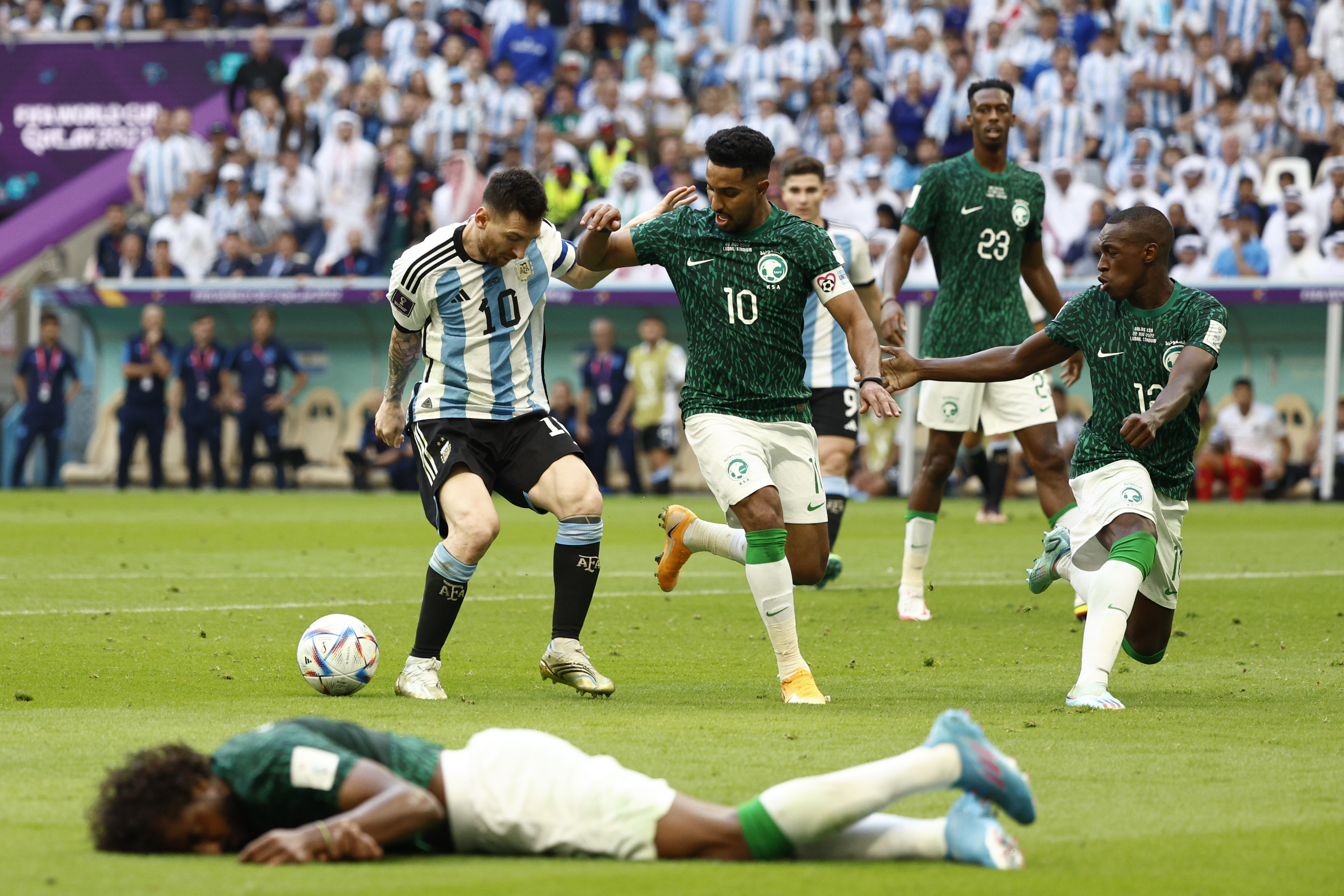 Así fue la sorprendente derrota de la Argentina de Messi, frente a Arabia Saudita
