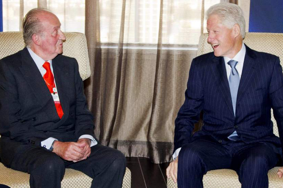 El Rey de España se reunirá con el expresidente Bill Clinton