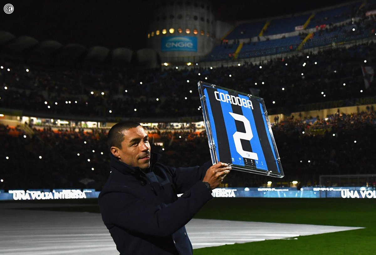 Iván Ramiro Cordoba y un gran homenaje del Inter de Milán