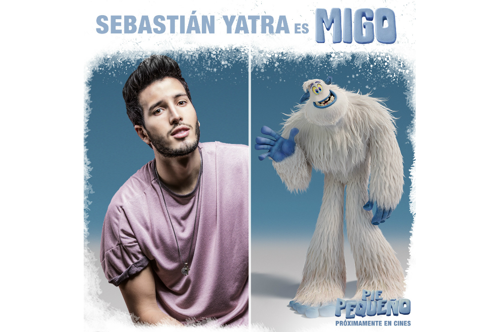 Sebastián Yatra es la voz de Migo en la película «Pie Pequeño»