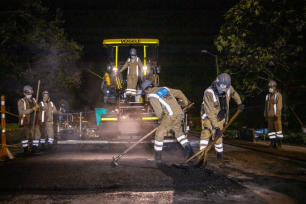 Intensifican arreglos en la Autonorte de Bogotá por el cierre de la vía al Llano