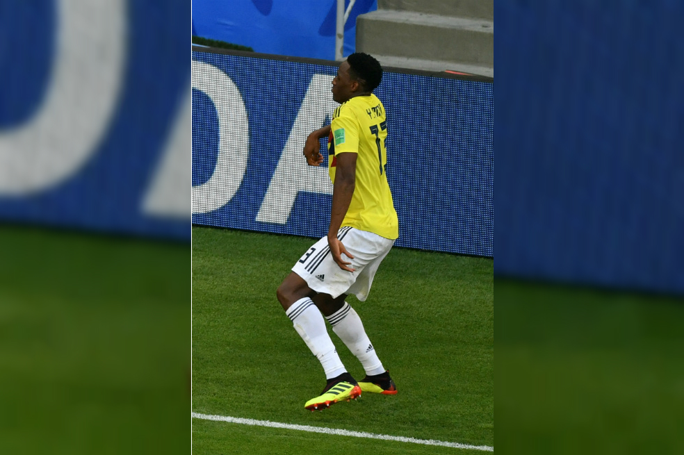 El baile de Yerry Mina se roba las miradas del mundo