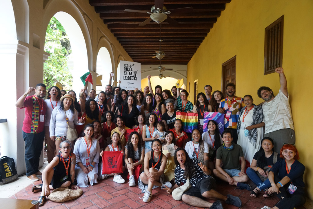Equipo y participantes del Laboratorio "¡Del cine a la acción!" 2022.