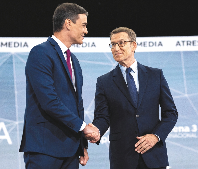 Sánchez rechazó reunirse con Feijóo, al menos hasta que se instale el nuevo Congreso