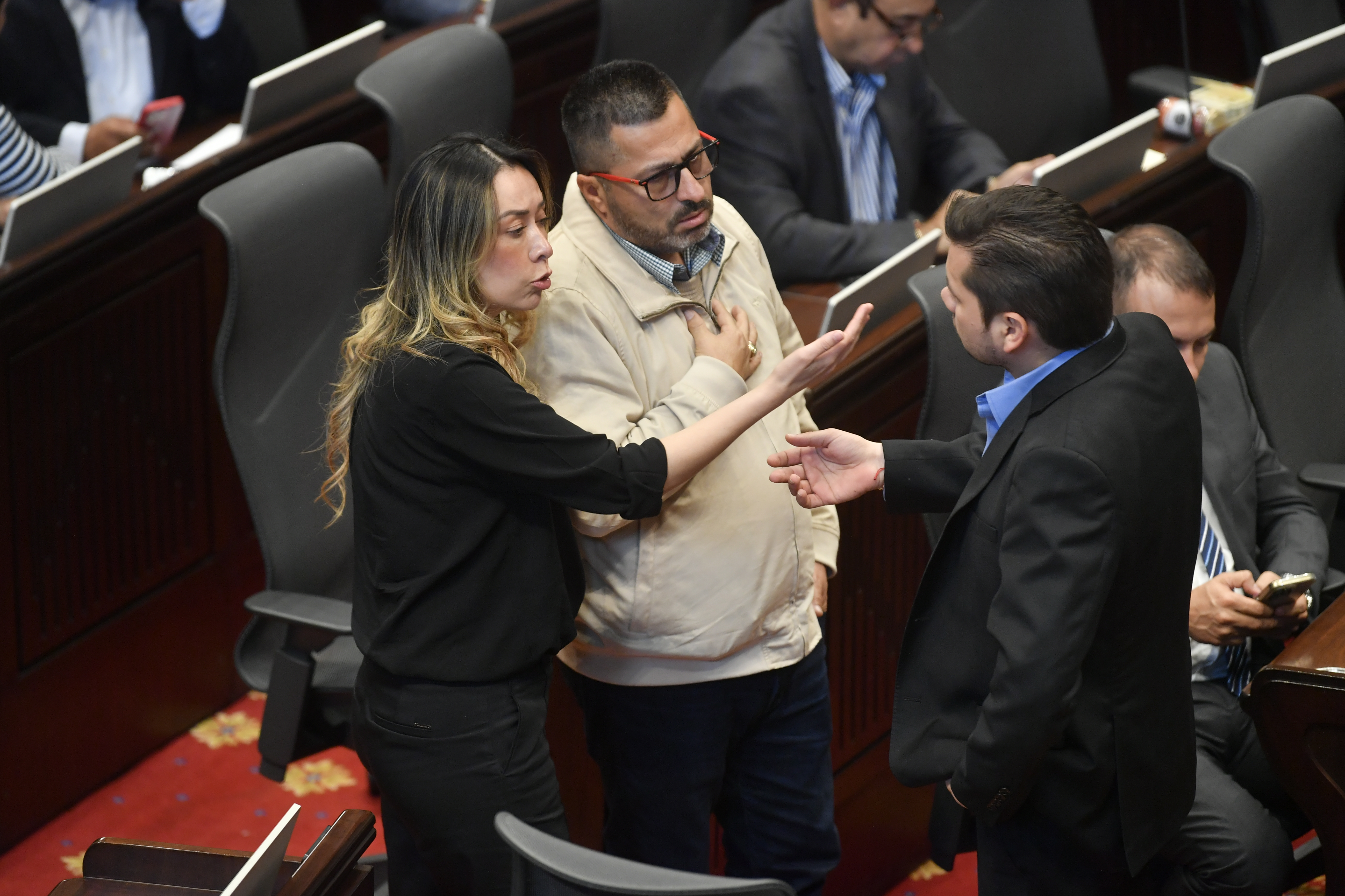 Mociones de censura a los ministros Guillermo Jaramillo (Salud) e Iván Velásquez (Defensa), en la plenaria de Cámara de Representantes