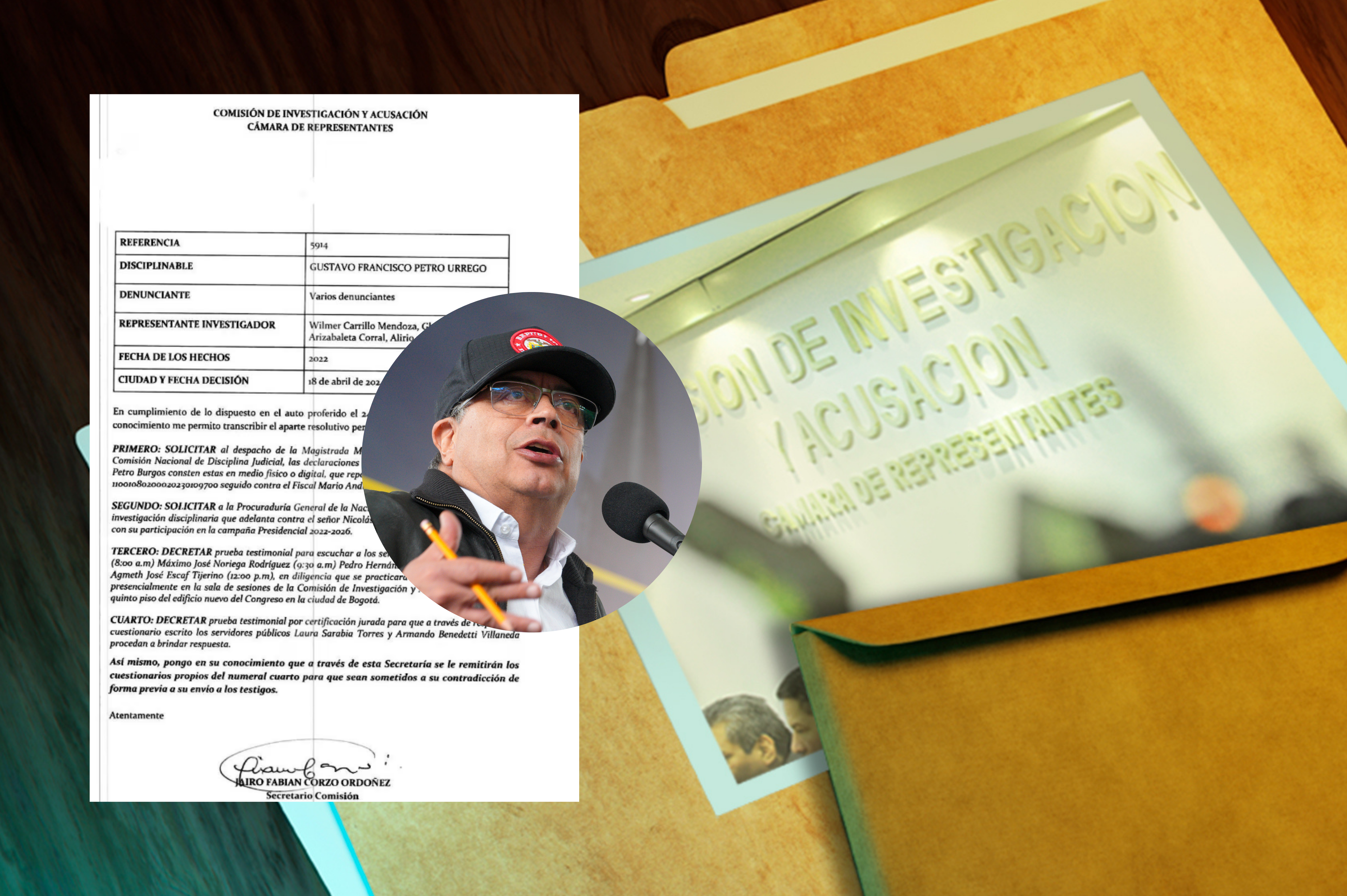 Estos son los nuevos testimonios que escuchará la Comisión de Acusaciones por caso Petro