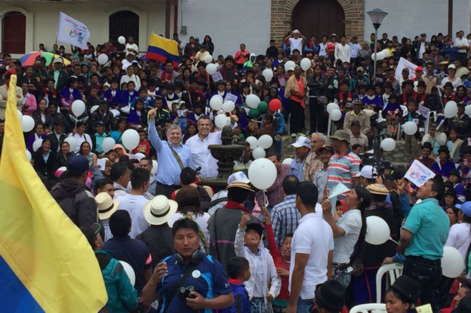 Campaña del Sí en el plebiscito por la paz llegó a los pueblos indígenas en el Cauca