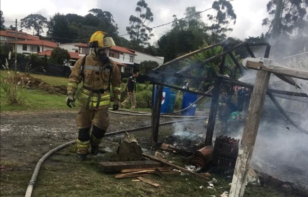 Incendio en la Finca de Rigo