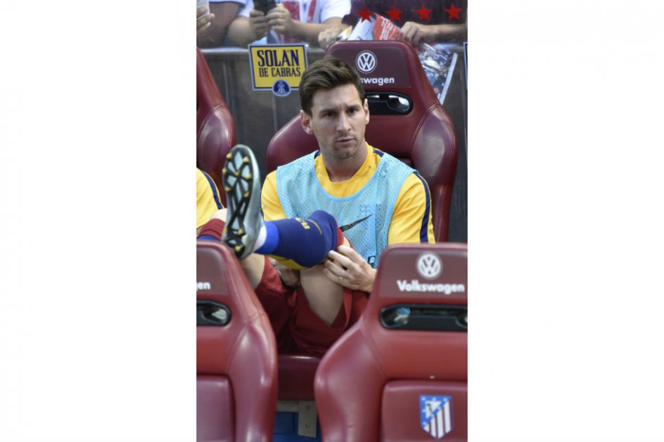 Messi, suplente en partido contra el Atlético
