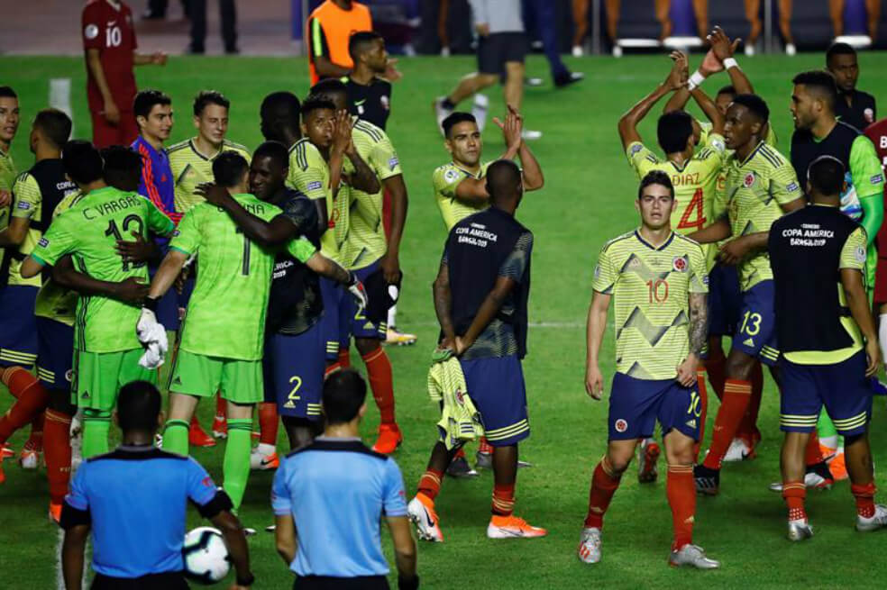 Los números que dejó la victoria de Colombia contra Catar