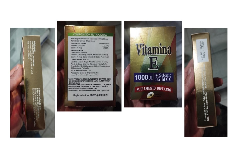 Ojo que en Colombia están falsificando este producto con vitamina E, dice Invima