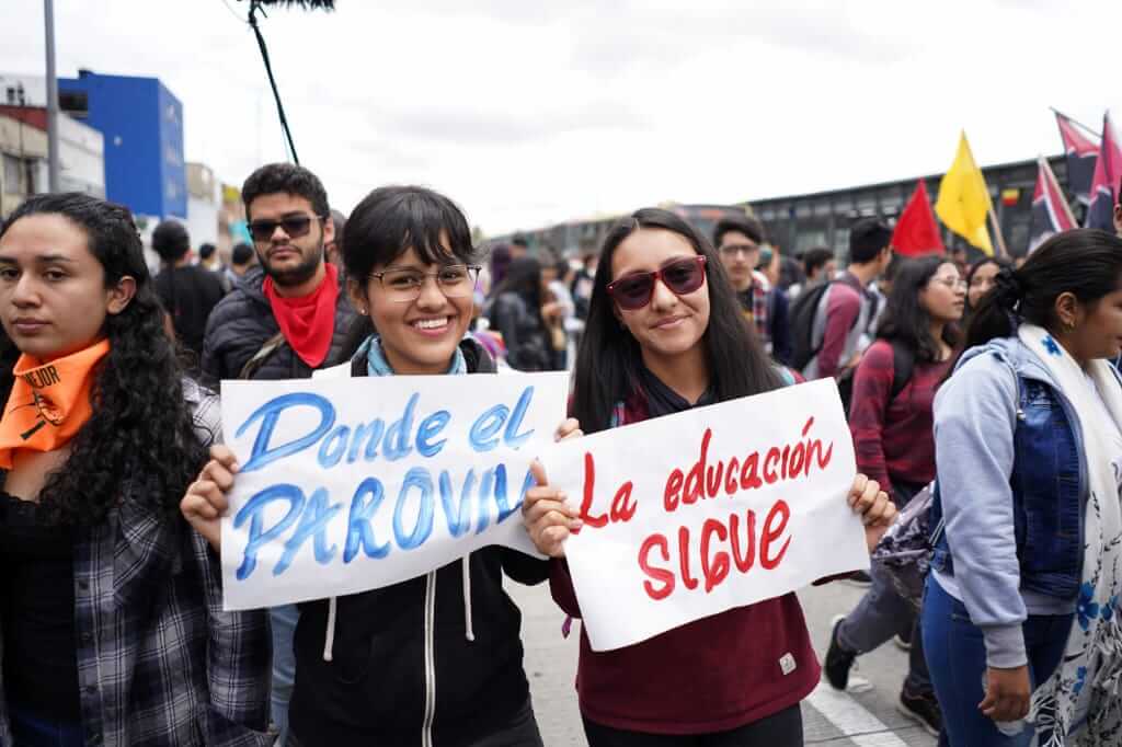 En imágenes: el paro nacional desde diferentes puntos de Bogotá